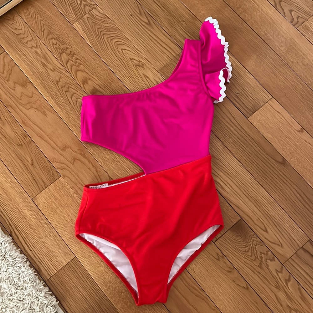 Nessi Byrd swim girls bathing suit